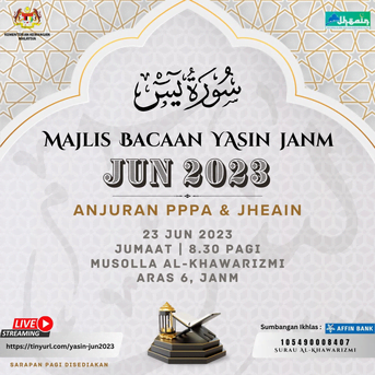 Majlis Bacaan Yasin Janm Jun 202