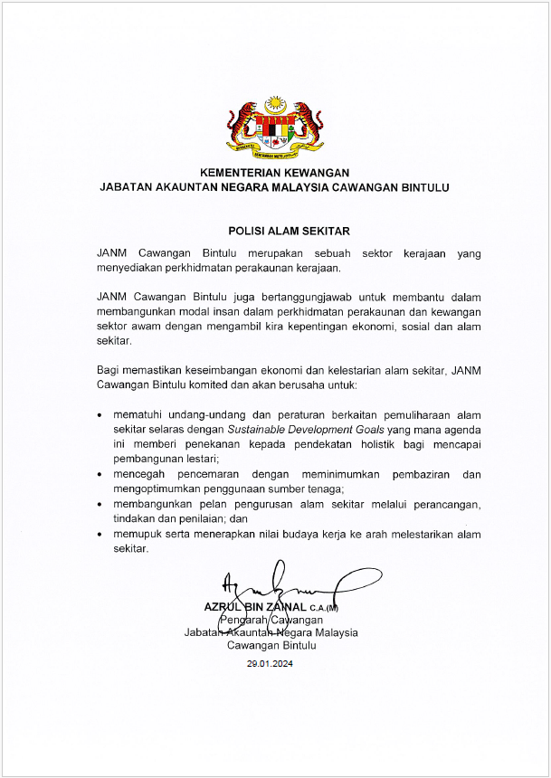 POLISI ALAM SEKITAR JANM CWGN BTU