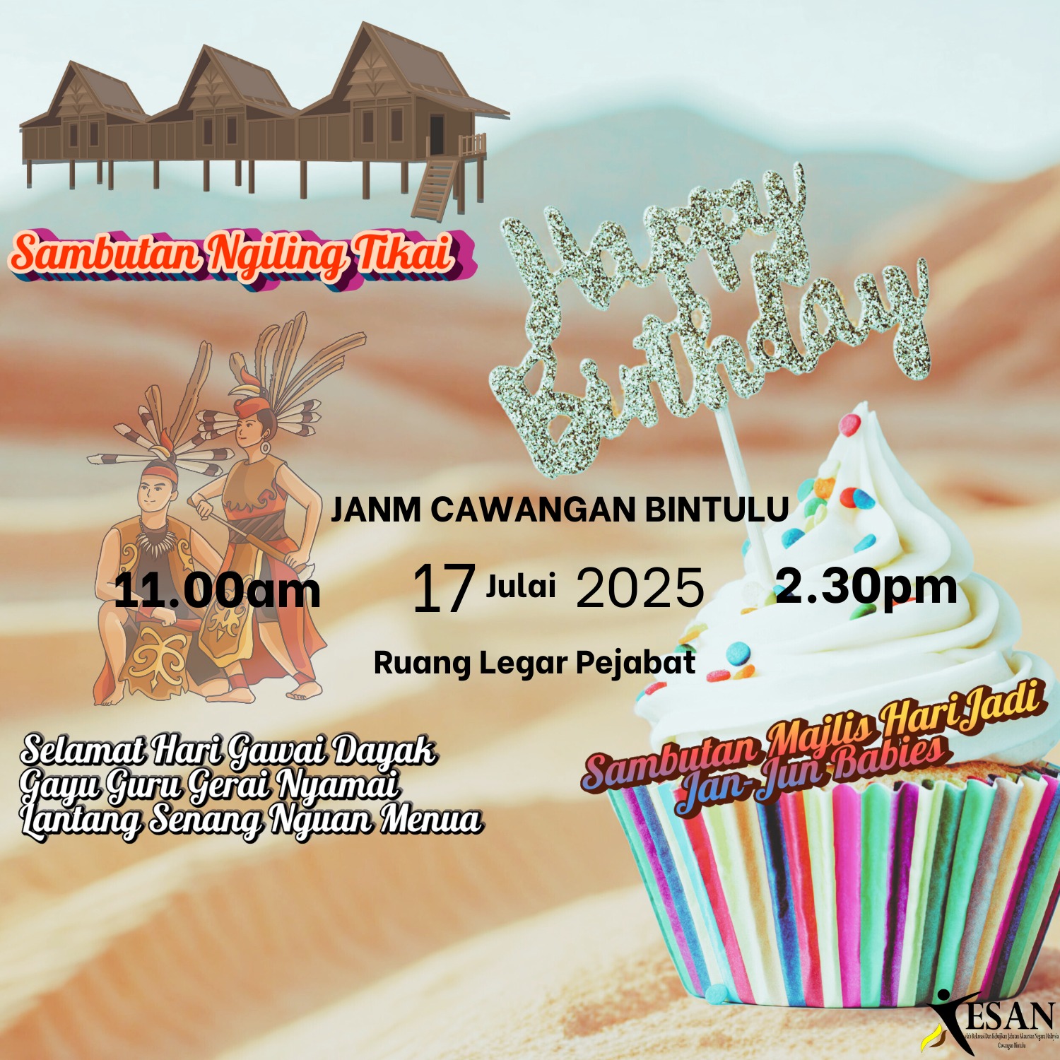 BANNER NGILING TIKAR